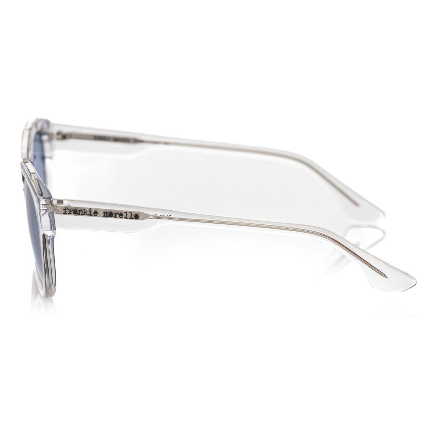 Frankie Morello White Acetate Men's Sunglass Frankie Morello