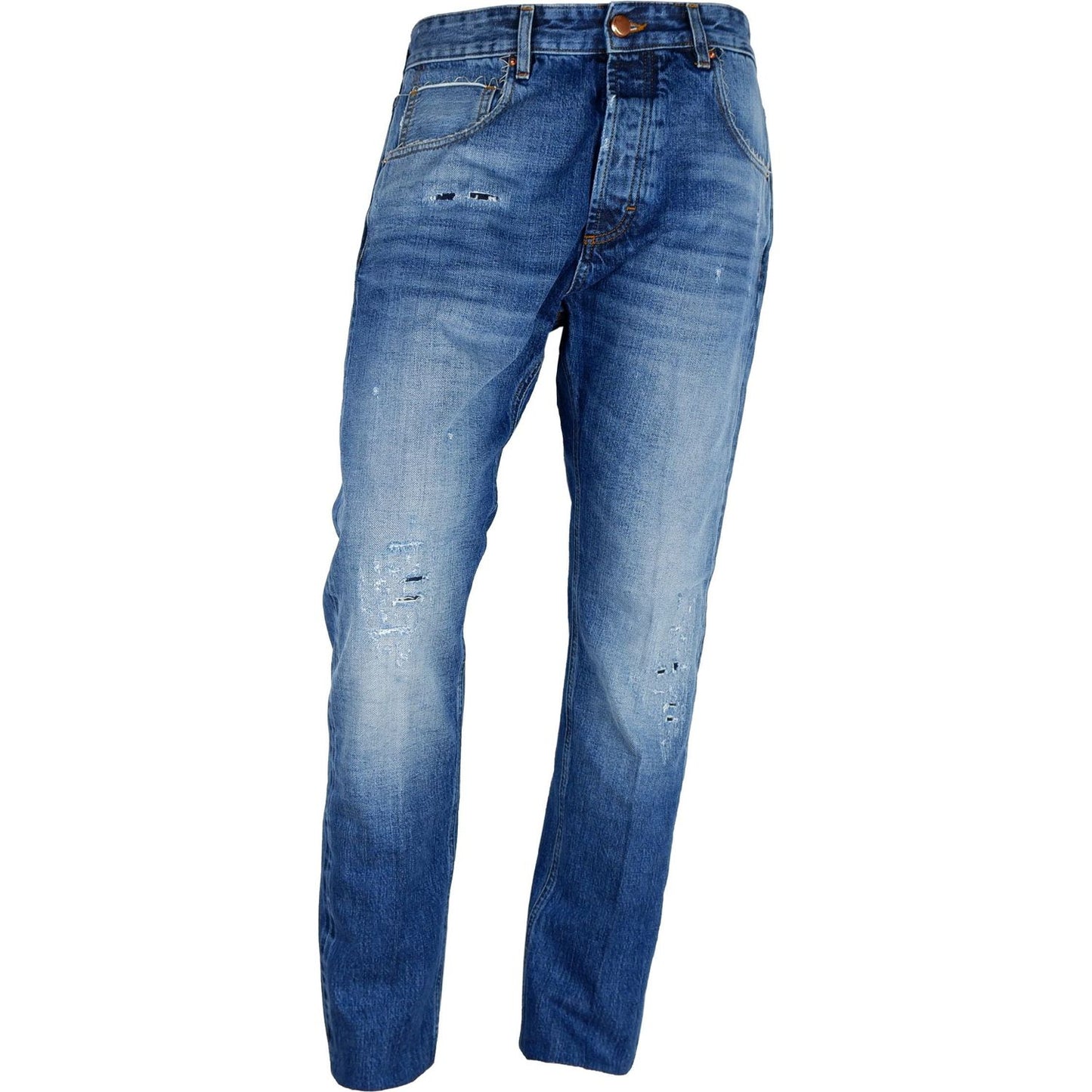 Don The Fuller Blue Cotton Men's Jeans Jeans & Pants Don The Fuller