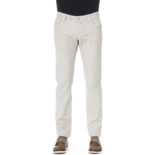 Jacob Cohen Gray Cotton Men Jeans Jacob Cohen