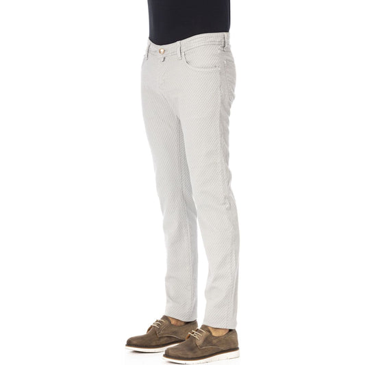 Jacob Cohen Gray Cotton Men Jeans Jacob Cohen