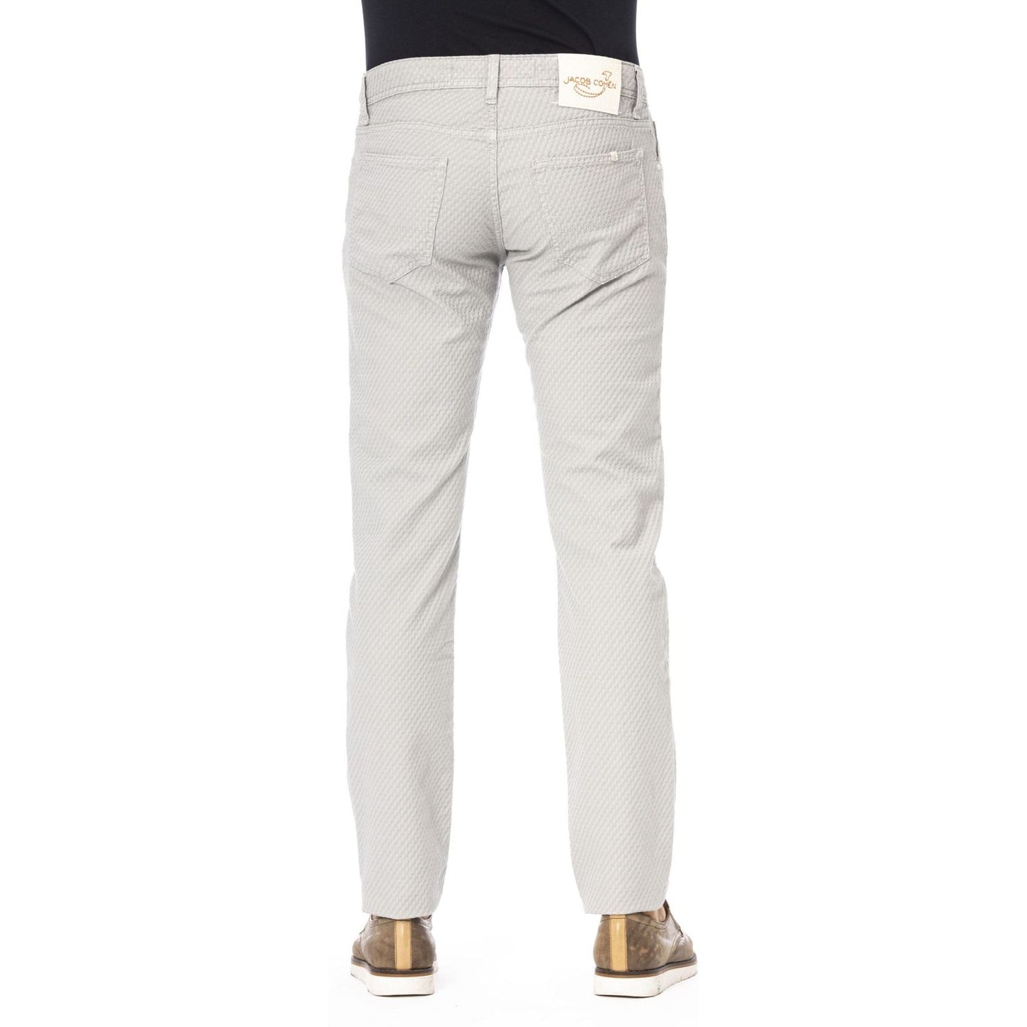 Jacob Cohen Gray Cotton Men's Jean Jacob Cohen