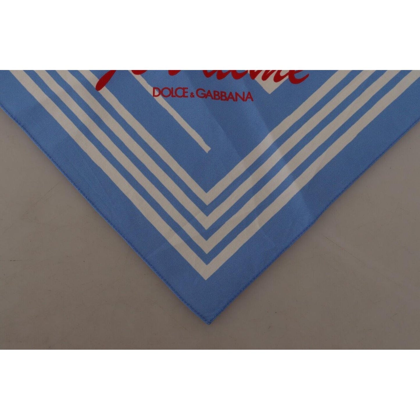 Dolce & Gabbana Elegant Striped Cotton Handkerchief Dolce & Gabbana