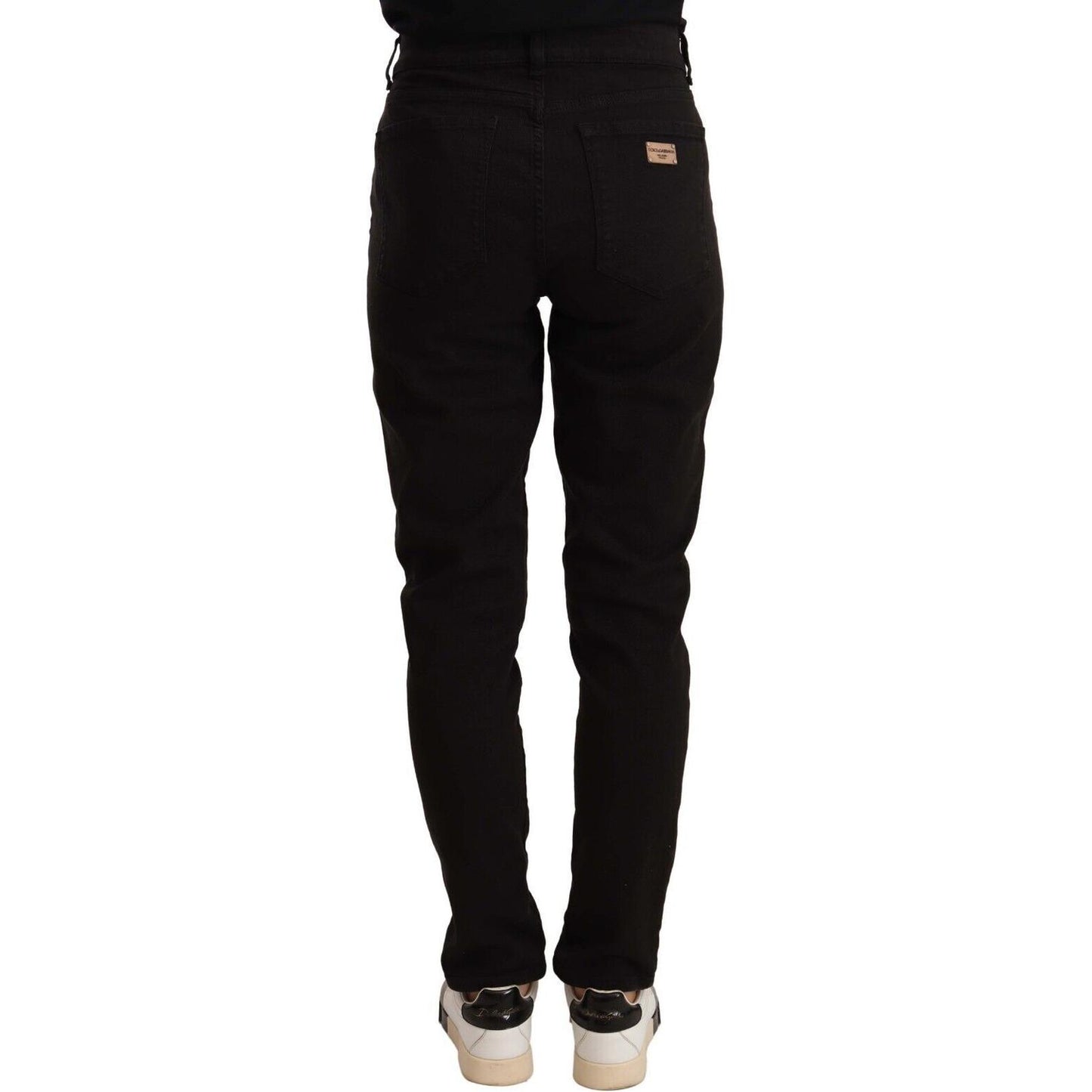 Dolce & Gabbana Elegant Slim-Fit Black Skinny Jeans Dolce & Gabbana