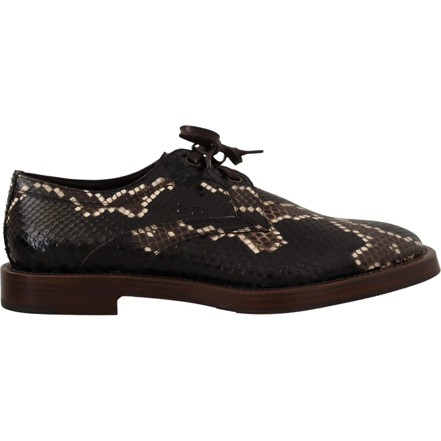 Dolce & Gabbana Elegant Formal Python Derby Shoes Dolce & Gabbana