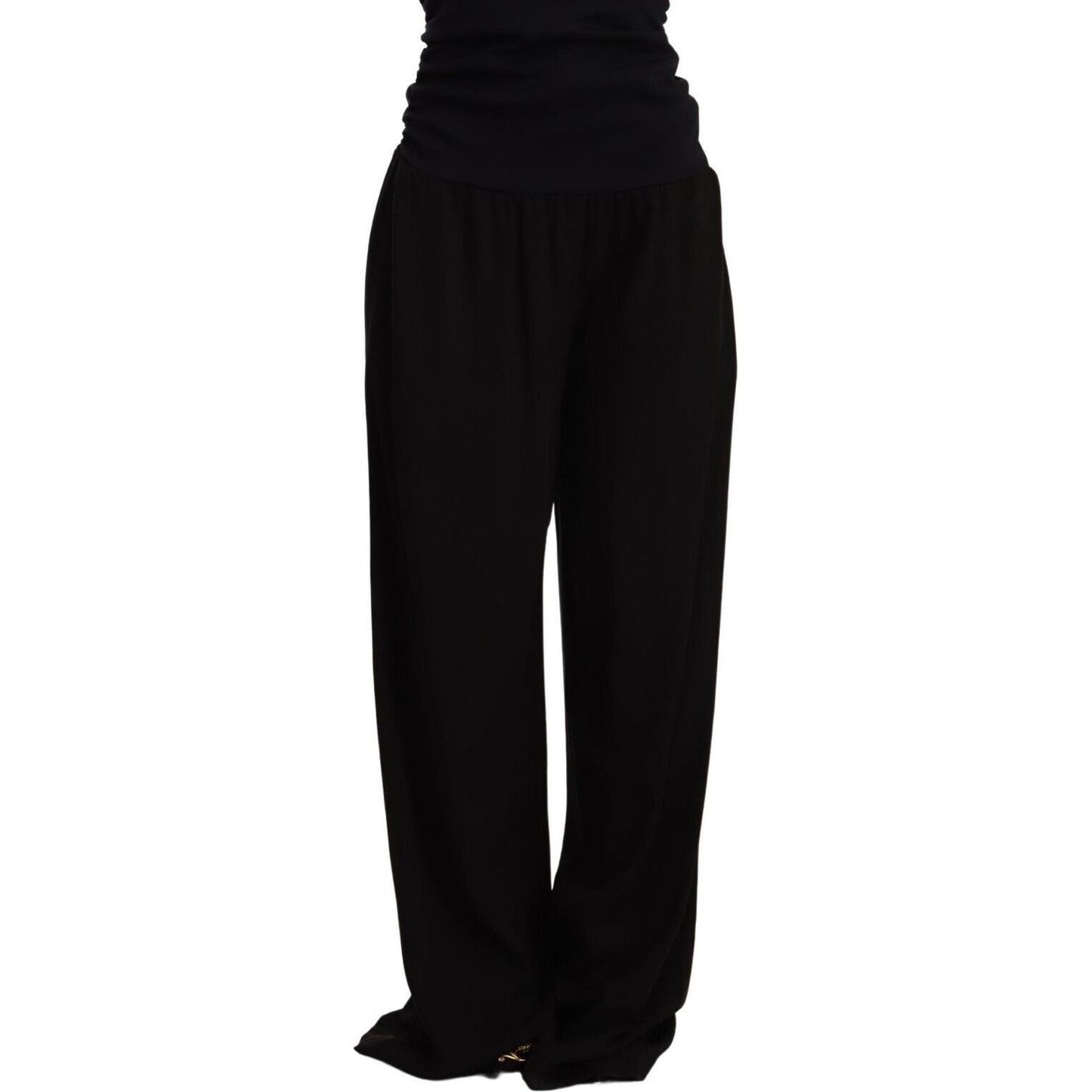 GF Ferre Elegant High Waist Straight Trousers GF Ferre