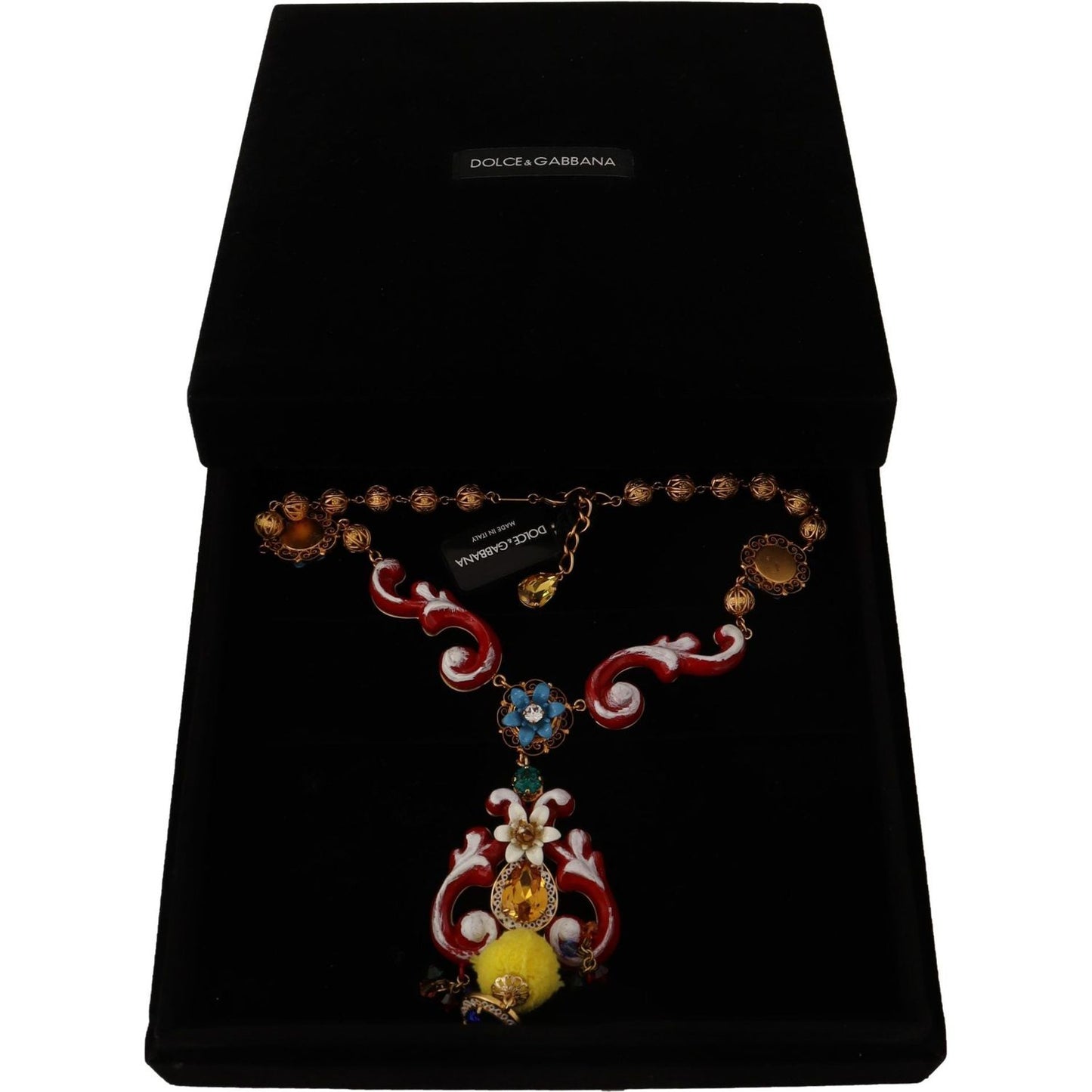 Dolce & Gabbana Multicolor Crystal Statement Necklace WOMAN NECKLACE Dolce & Gabbana