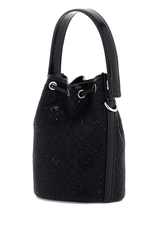 Tory Burch monogram t bucket bag with rhinest Handbag Tory Burch