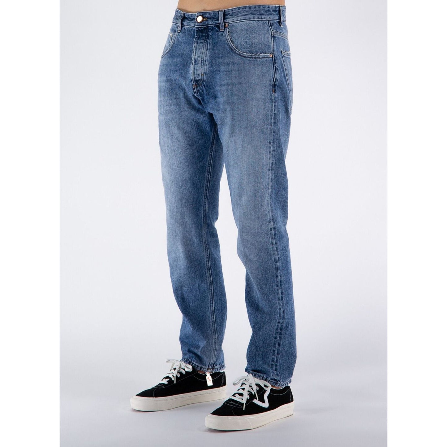 Don The Fuller Blue Cotton Men's Jeans Jeans & Pants Don The Fuller