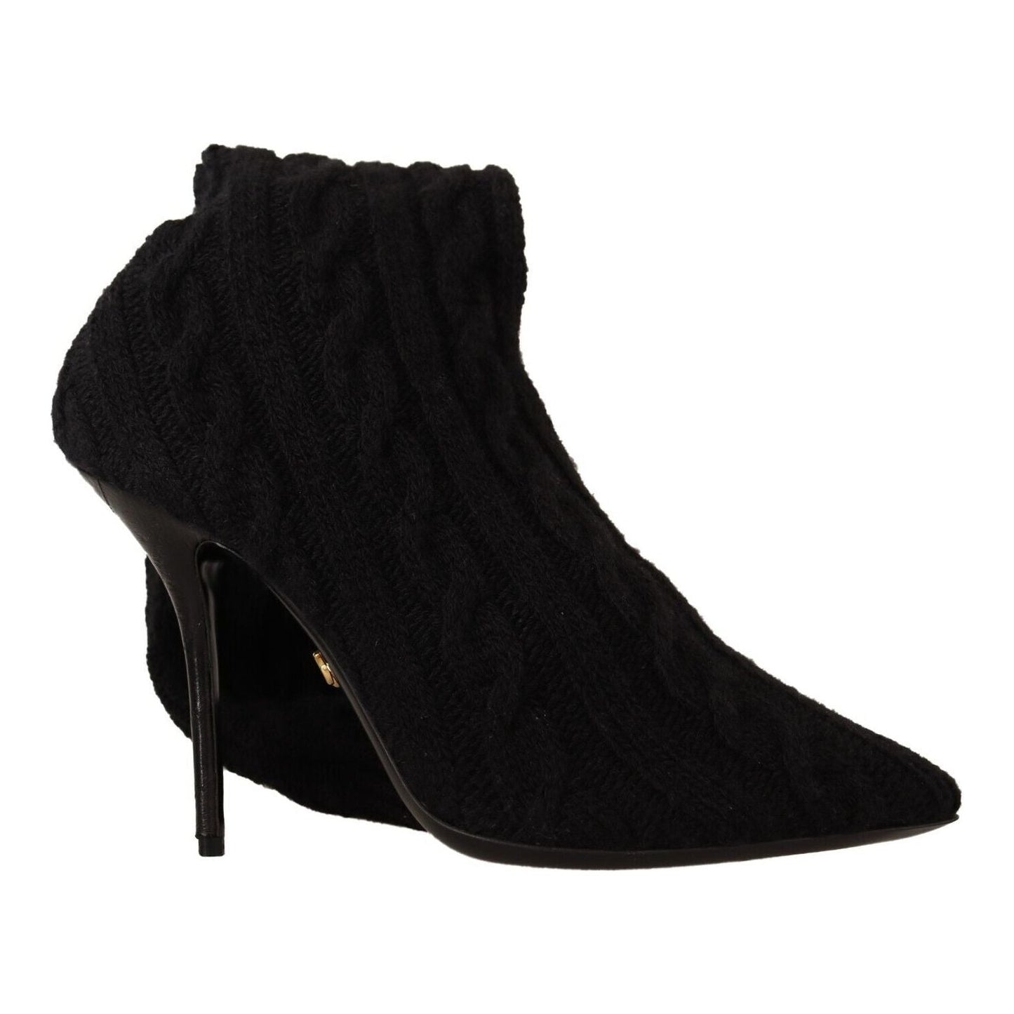 Dolce & Gabbana Elegant Stretch Sock Boots in Black Dolce & Gabbana