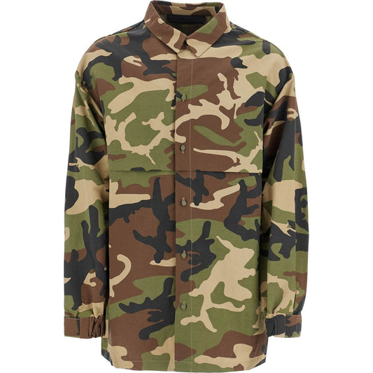 Fear Of God ESSENTIALS nylon camouflage overshirt for