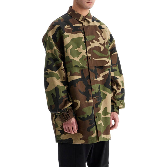 Fear Of God ESSENTIALS nylon camouflage overshirt for