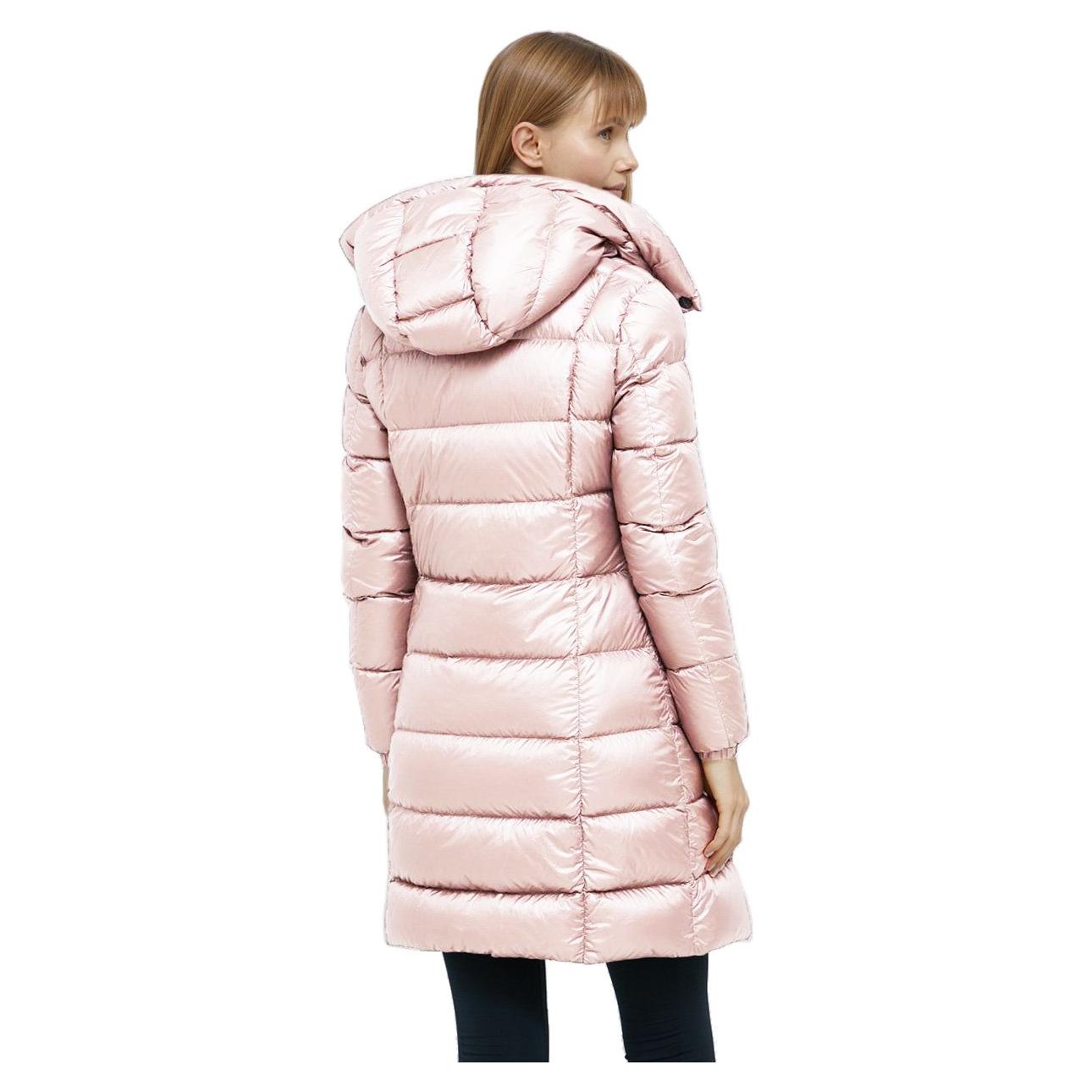 Refrigiwear Elegant Long Down Jacket with Removable Hood WOMAN COATS & JACKETS Refrigiwear