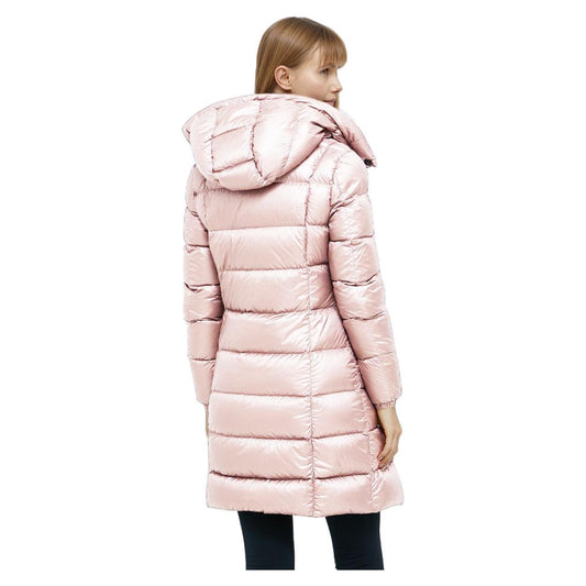 Refrigiwear Pink Nylon Women Jacket WOMAN COATS & JACKETS Refrigiwear