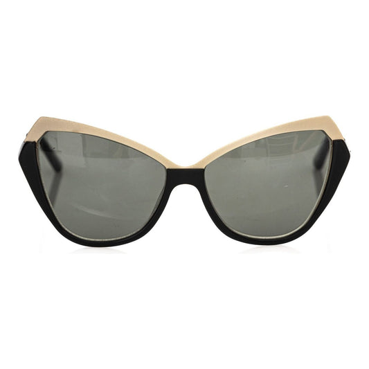 Frankie Morello Black Acetate Women Sunglasses Frankie Morello