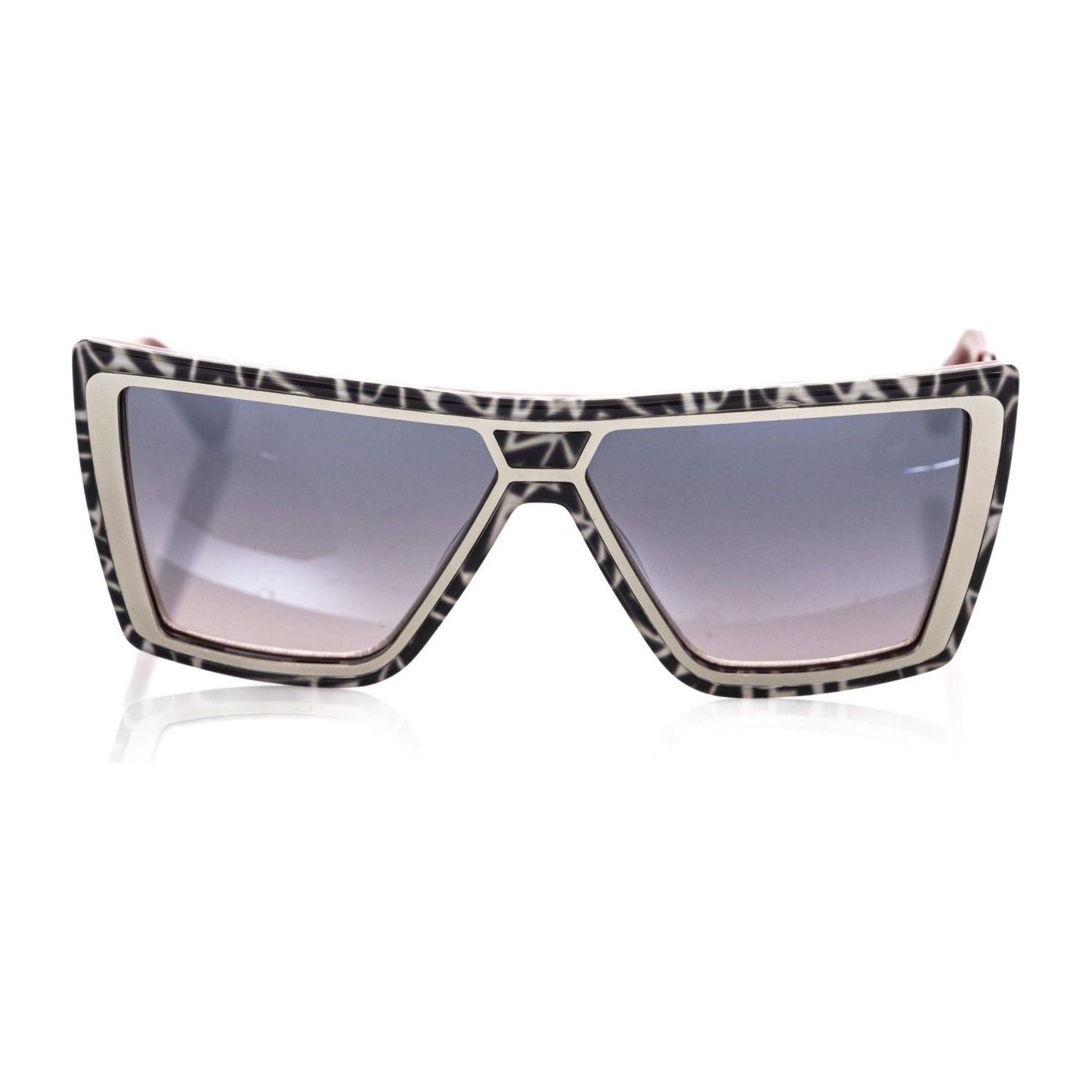 Frankie Morello Black Acetate Women Sunglass Frankie Morello