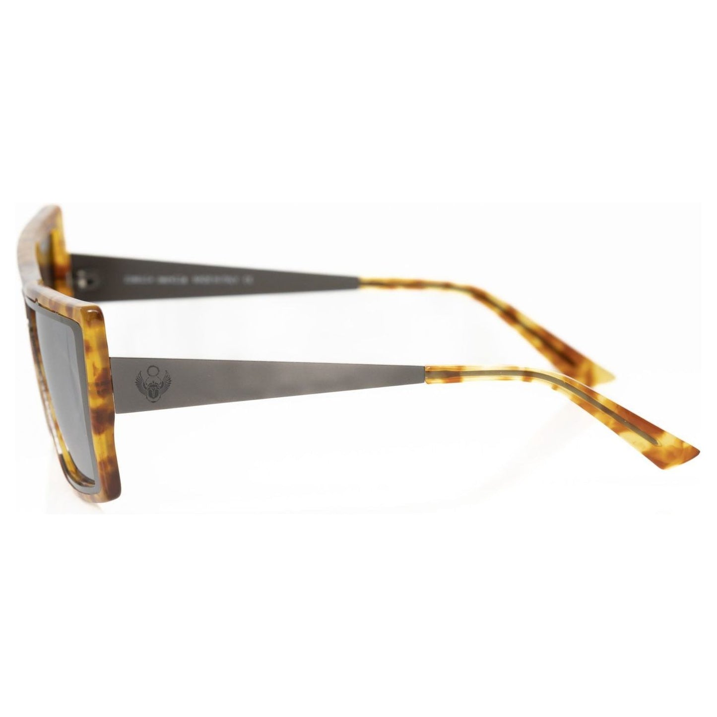 Frankie Morello Brown Acetate Women Sunglass Frankie Morello