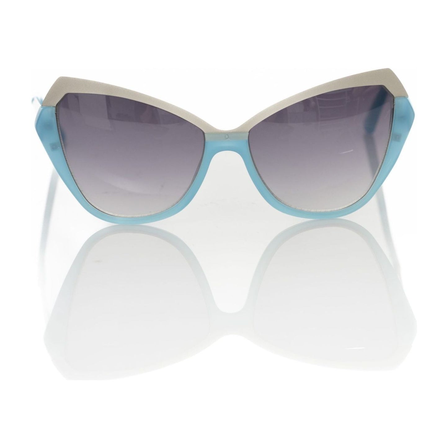 Frankie Morello Light Blue Acetate Women Sunglass Frankie Morello