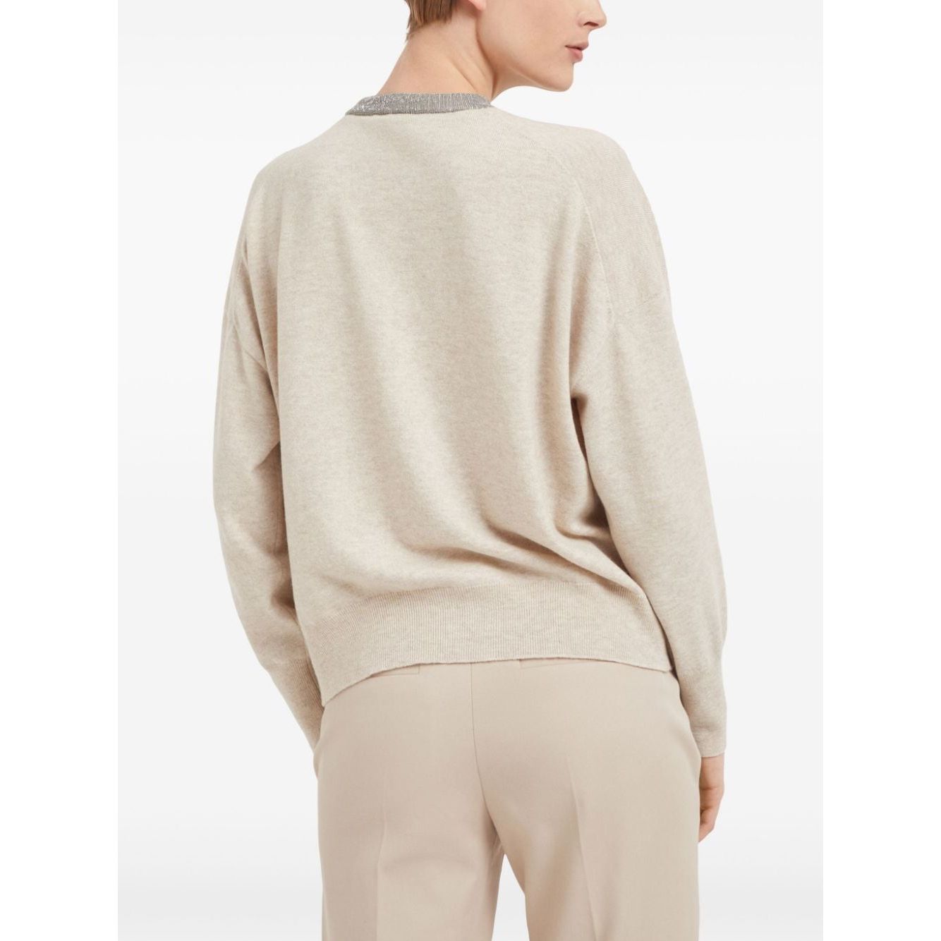 Brunello Cucinelli Sweaters Beige Topwear Brunello Cucinelli