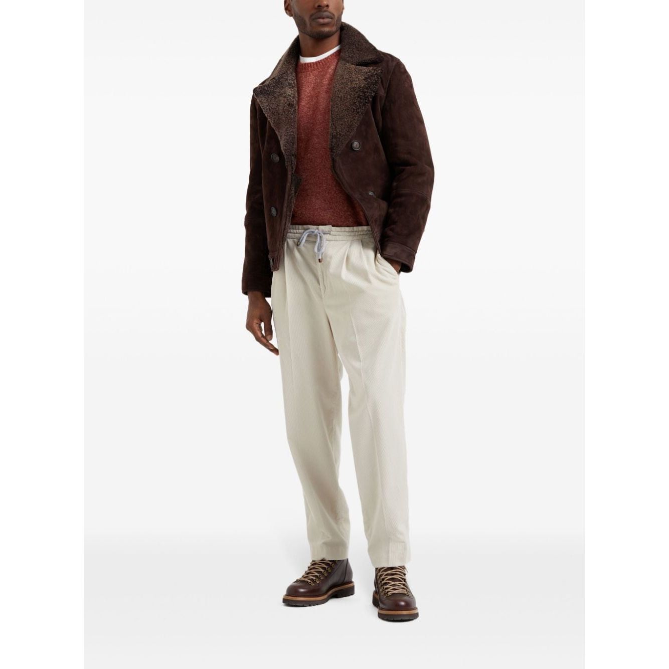 Brunello Cucinelli Trousers White Trousers Brunello Cucinelli