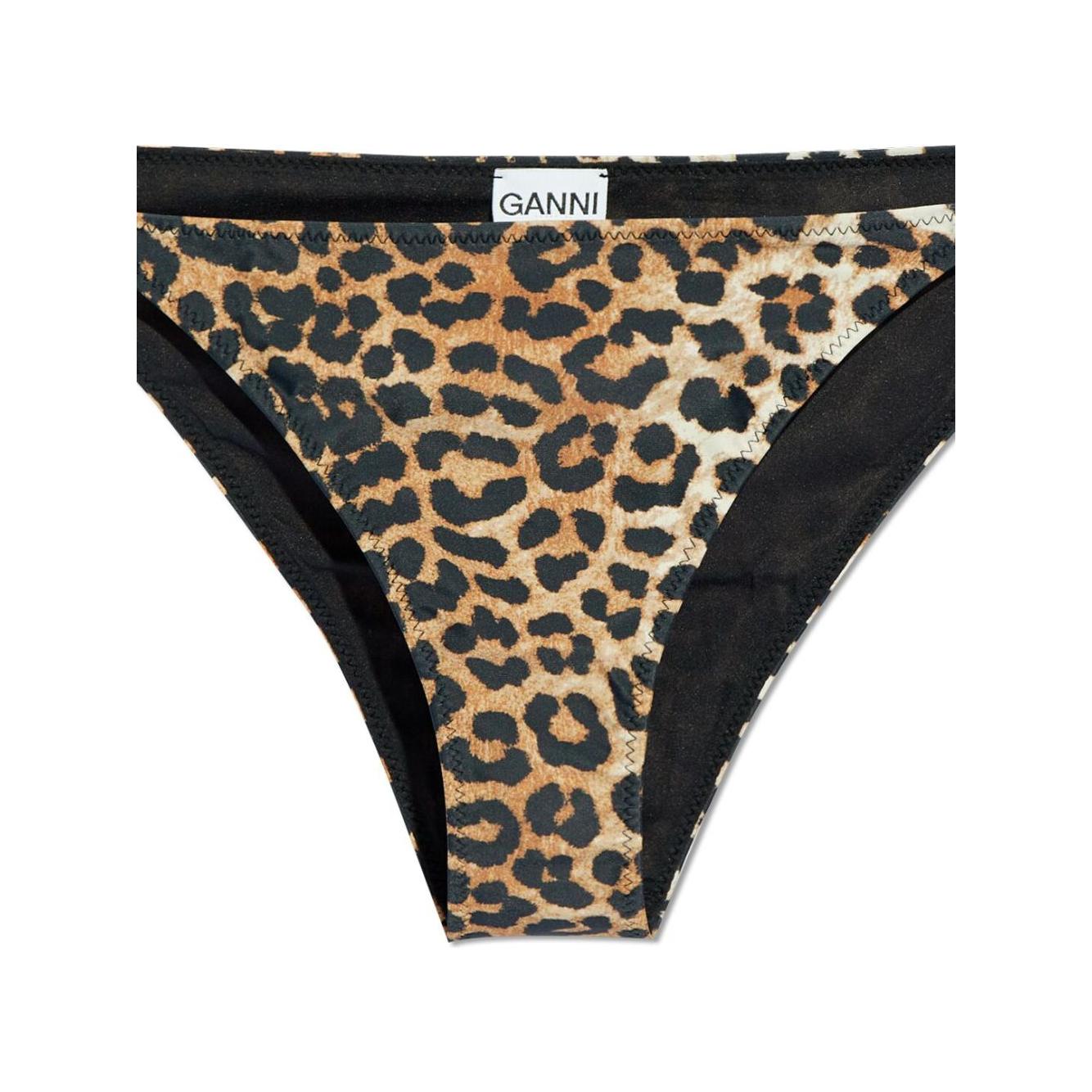 GANNI Sea clothing Brown Beachwear & underwear Ganni