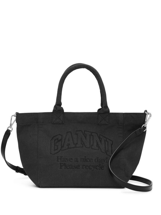 GANNI Bags.. Black Shopper Ganni