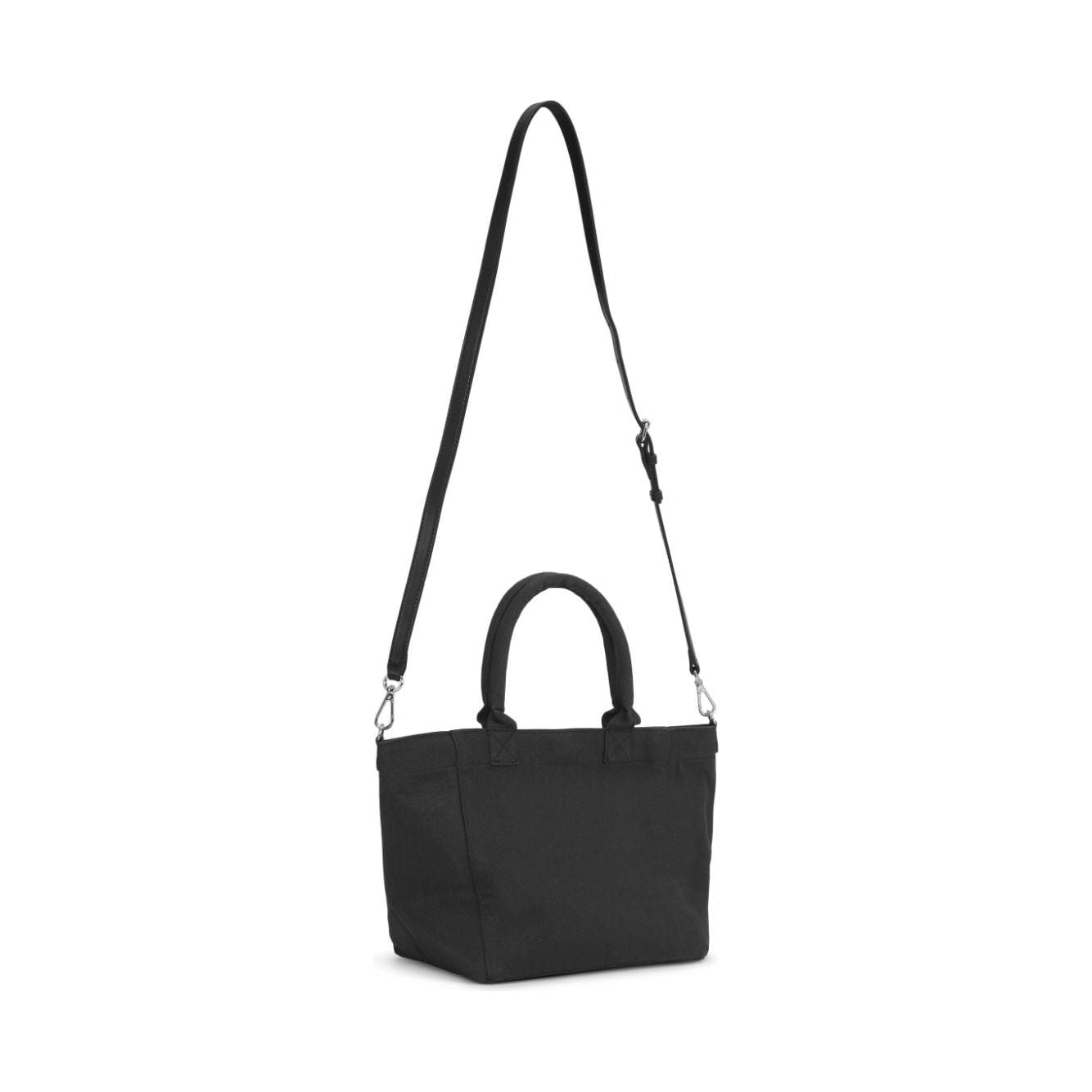 GANNI black embroidered logo Bag Shopper Ganni