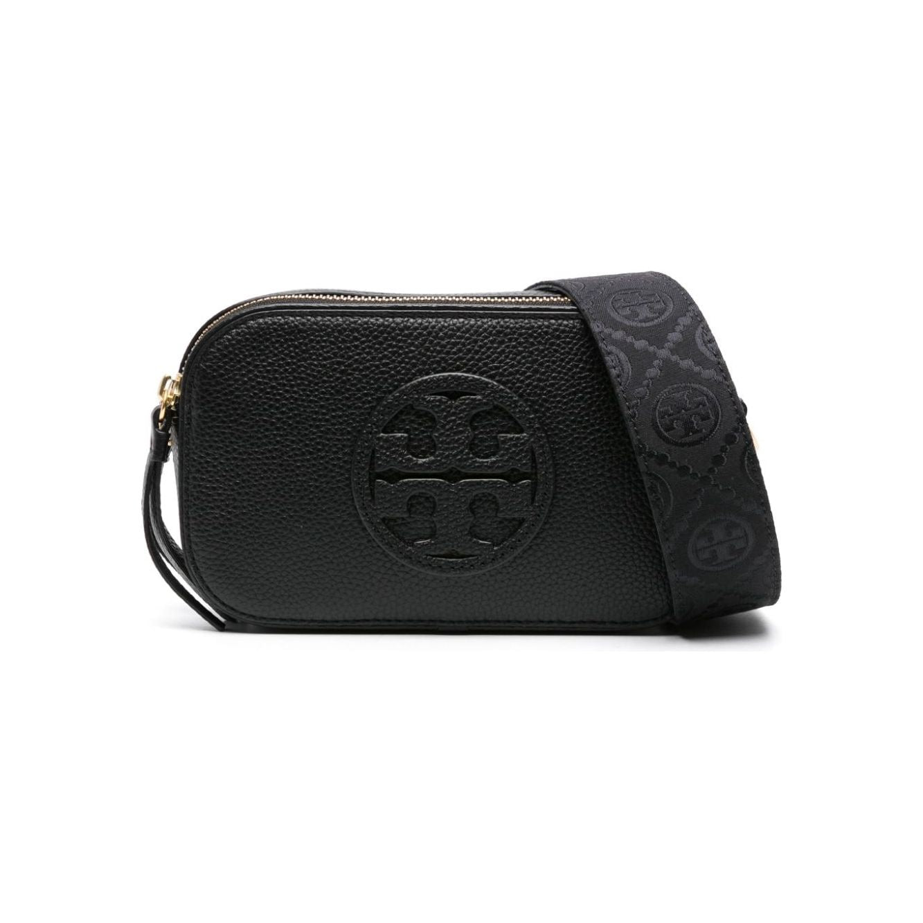 Tory Burch black calf leather grained Bag Shoulder Tory Burch