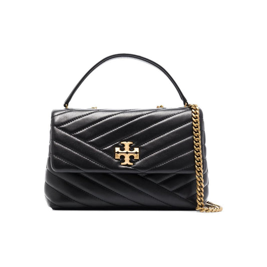 Tory Burch black leather chevron quilting Bag Shoulder Tory Burch