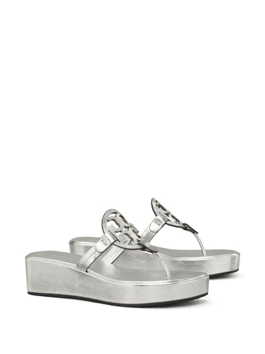 Tory Burch Sandals Silver Sandals Tory Burch Gray