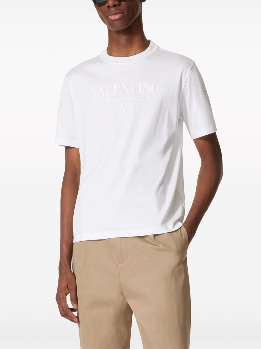 Valentino Valentino T-shirts and Polos White