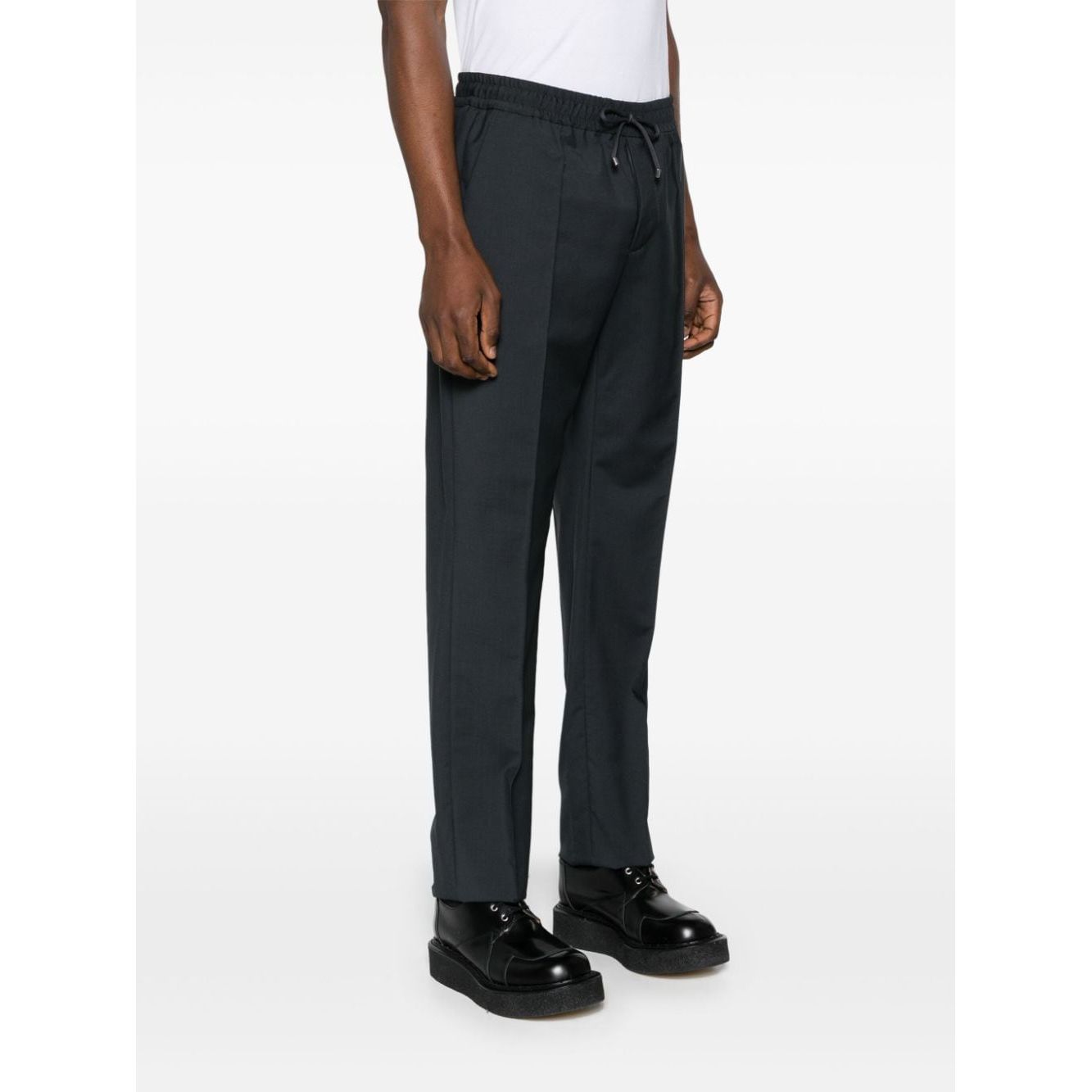 Valentino grey wool-mohair blend Trousers Trousers Valentino