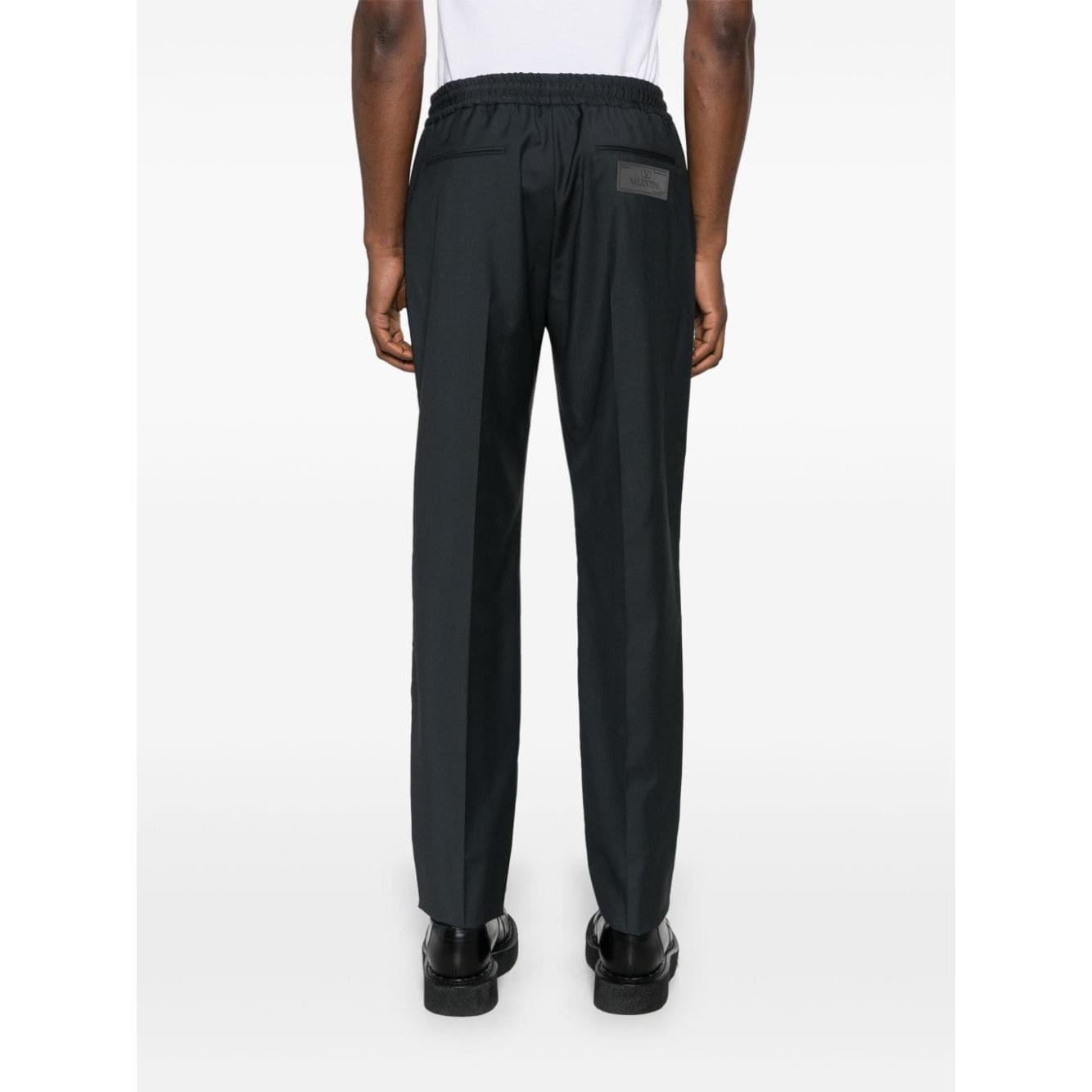 Valentino grey wool-mohair blend Trousers Trousers Valentino