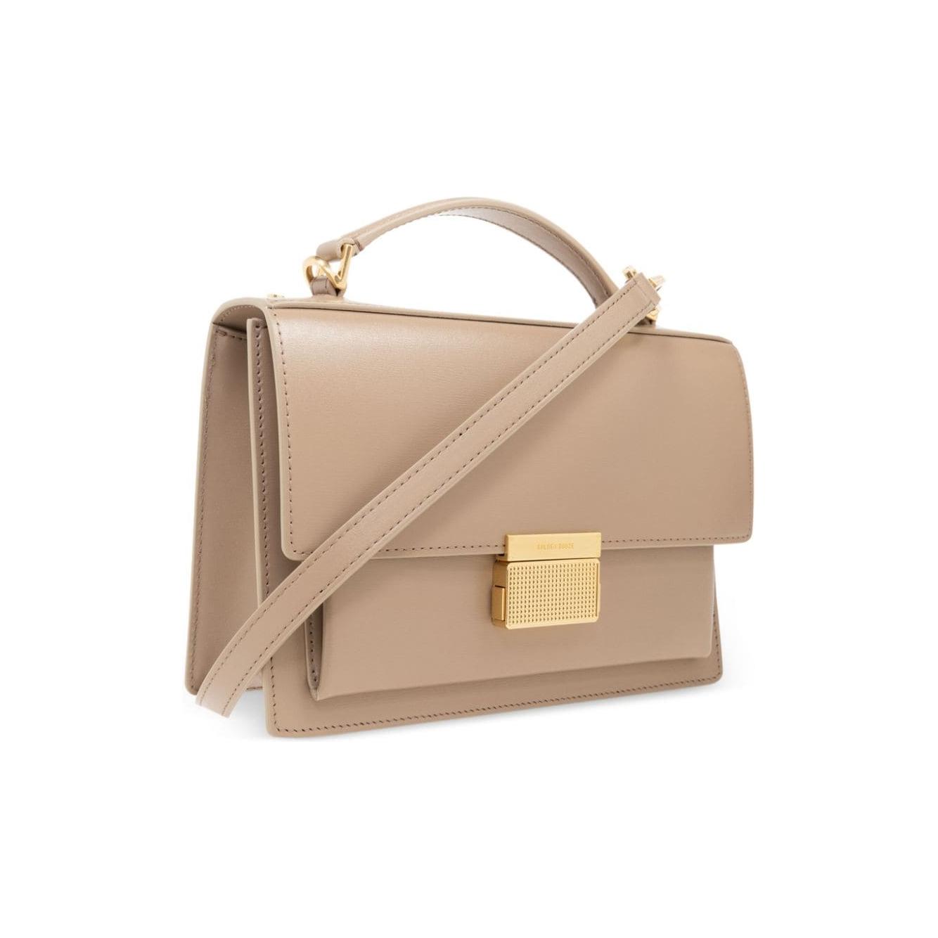 Golden Goose beige calf leather square body Bags Handbag Golden Goose