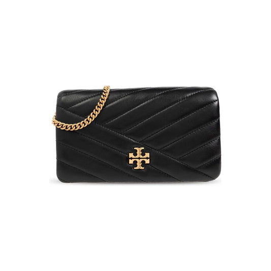 Tory Burch black sheepskin chevron quilting Bag Clutches Tory Burch