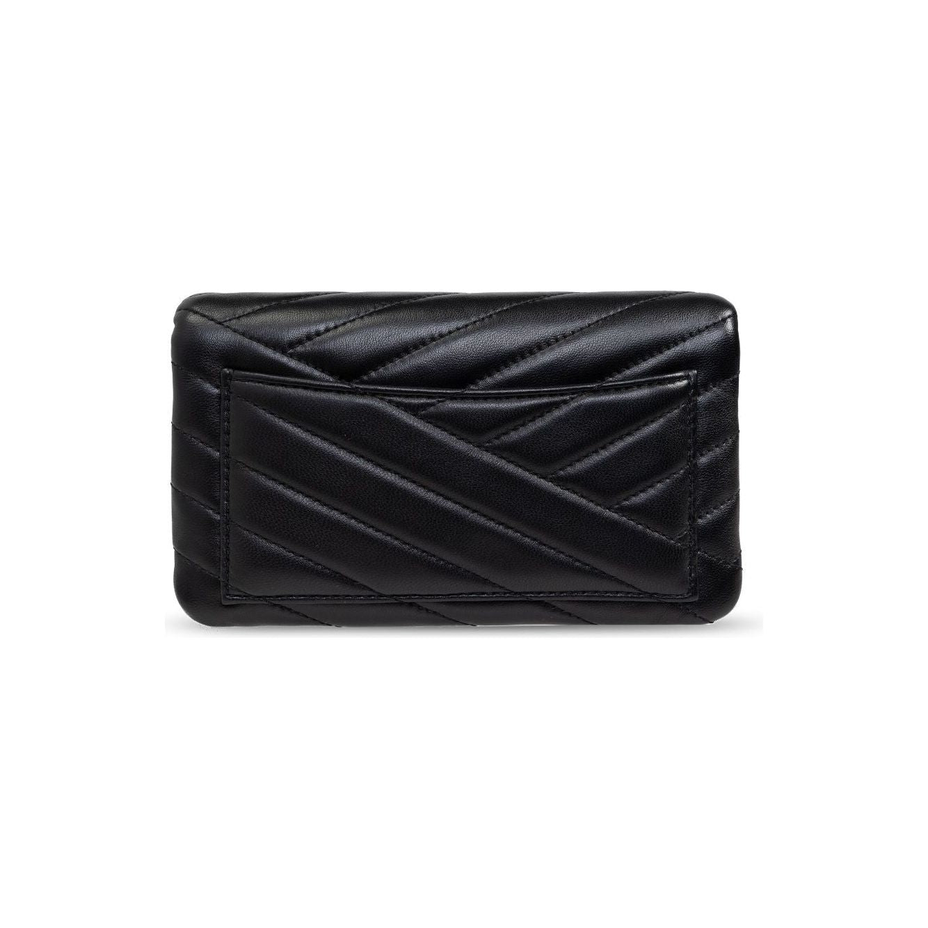 Tory Burch black sheepskin chevron quilting Bag Clutches Tory Burch