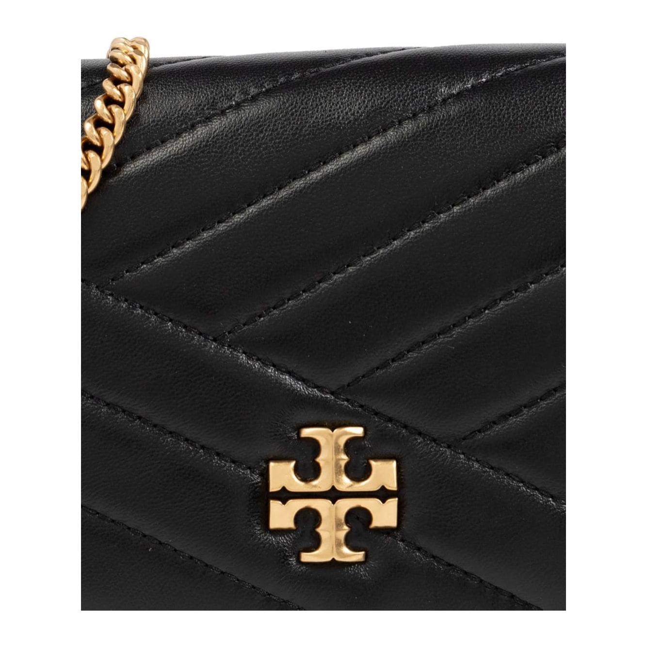 Tory Burch black sheepskin chevron quilting Bag Clutches Tory Burch