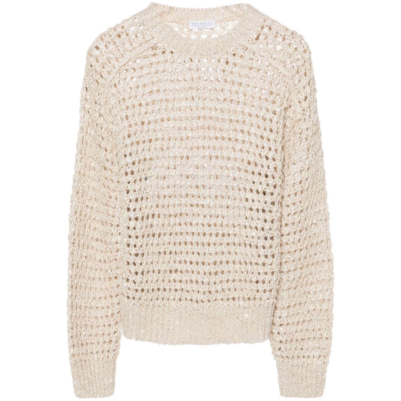 Brunello Cucinelli Sweaters Beige Topwear Brunello Cucinelli