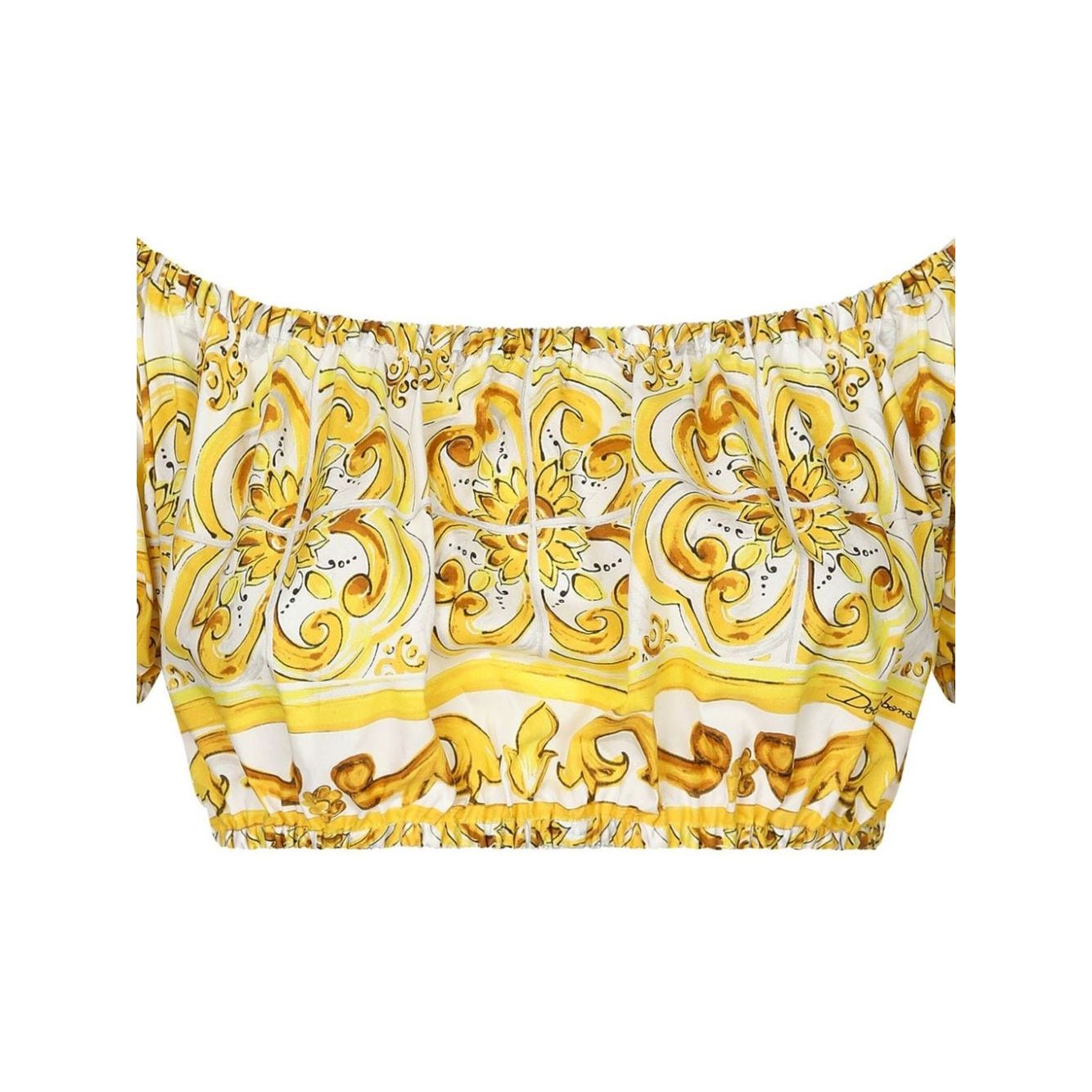 Dolce & Gabbana Top Yellow Topwear Dolce & Gabbana