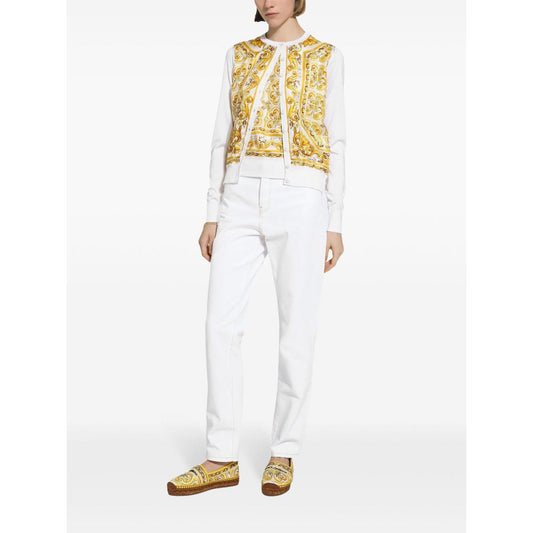 Dolce & Gabbana Top Yellow Topwear Dolce & Gabbana