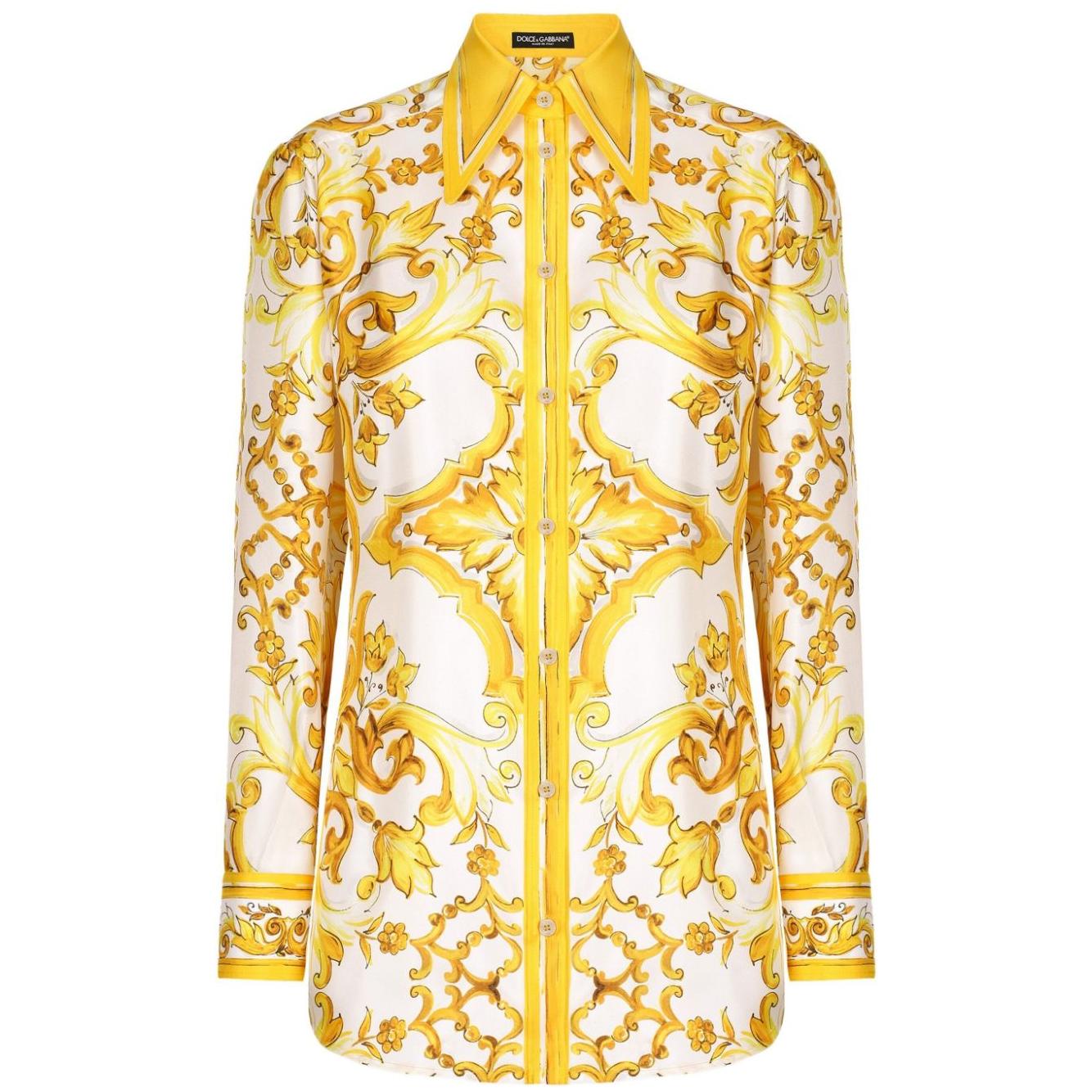 Dolce & Gabbana Shirts Yellow Shirts Dolce & Gabbana