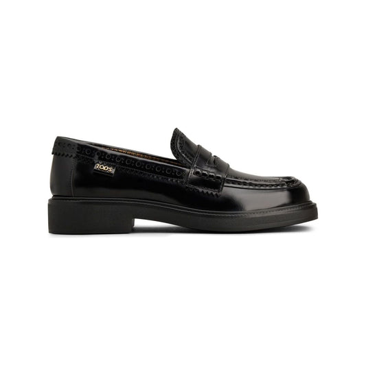 Tod's Flat shoes Black Moccasins Tod'S