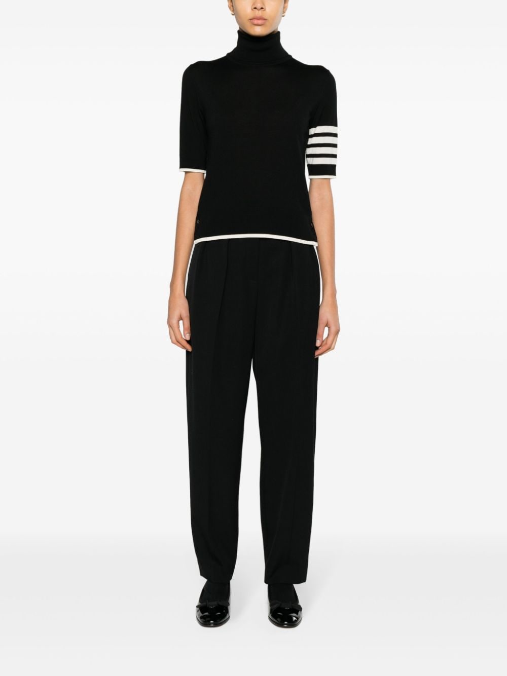 Thom Browne Sweaters Black Topwear Thom Browne