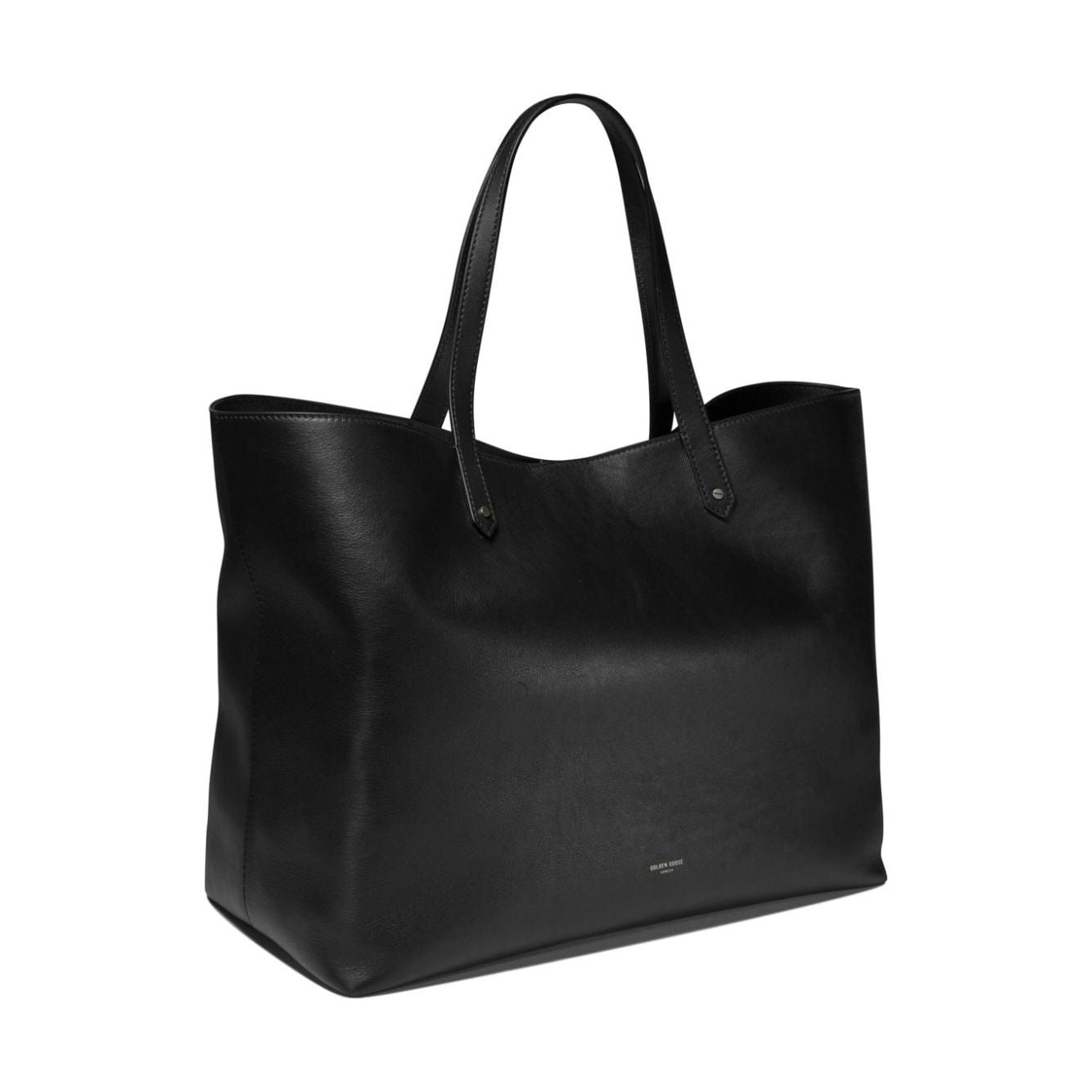 Golden Goose black calf leather smooth grain Bag Shopper Golden Goose