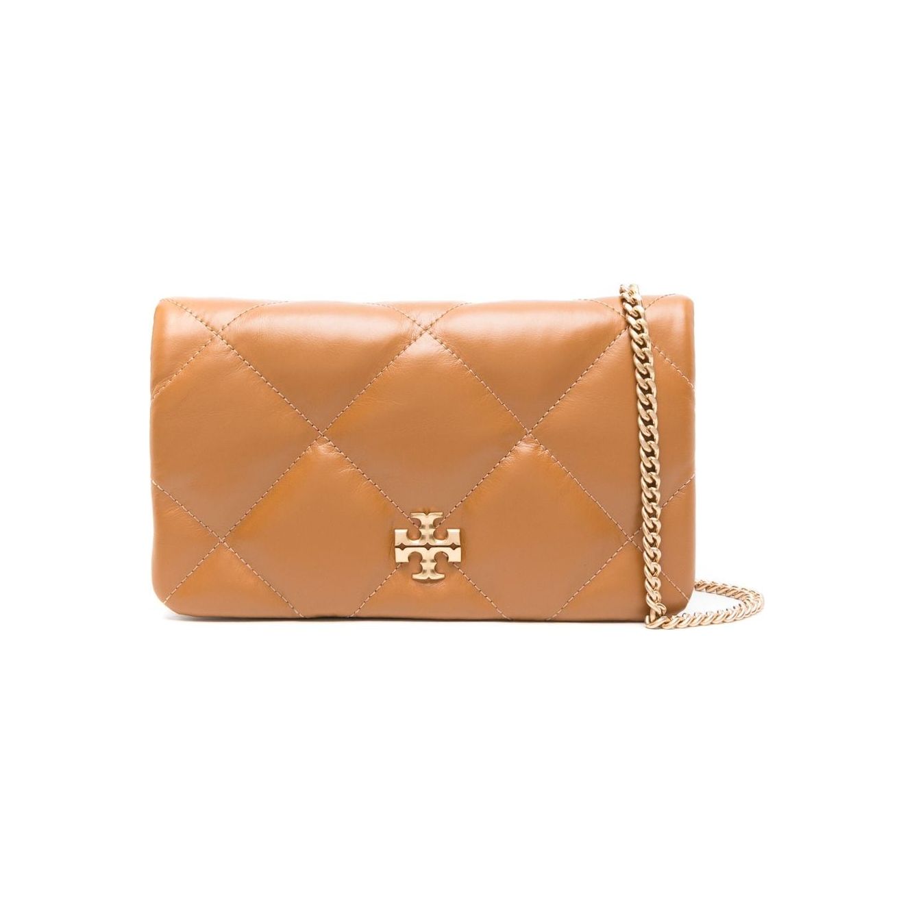 Tory Burch Bags.. Leather Brown Clutches Tory Burch