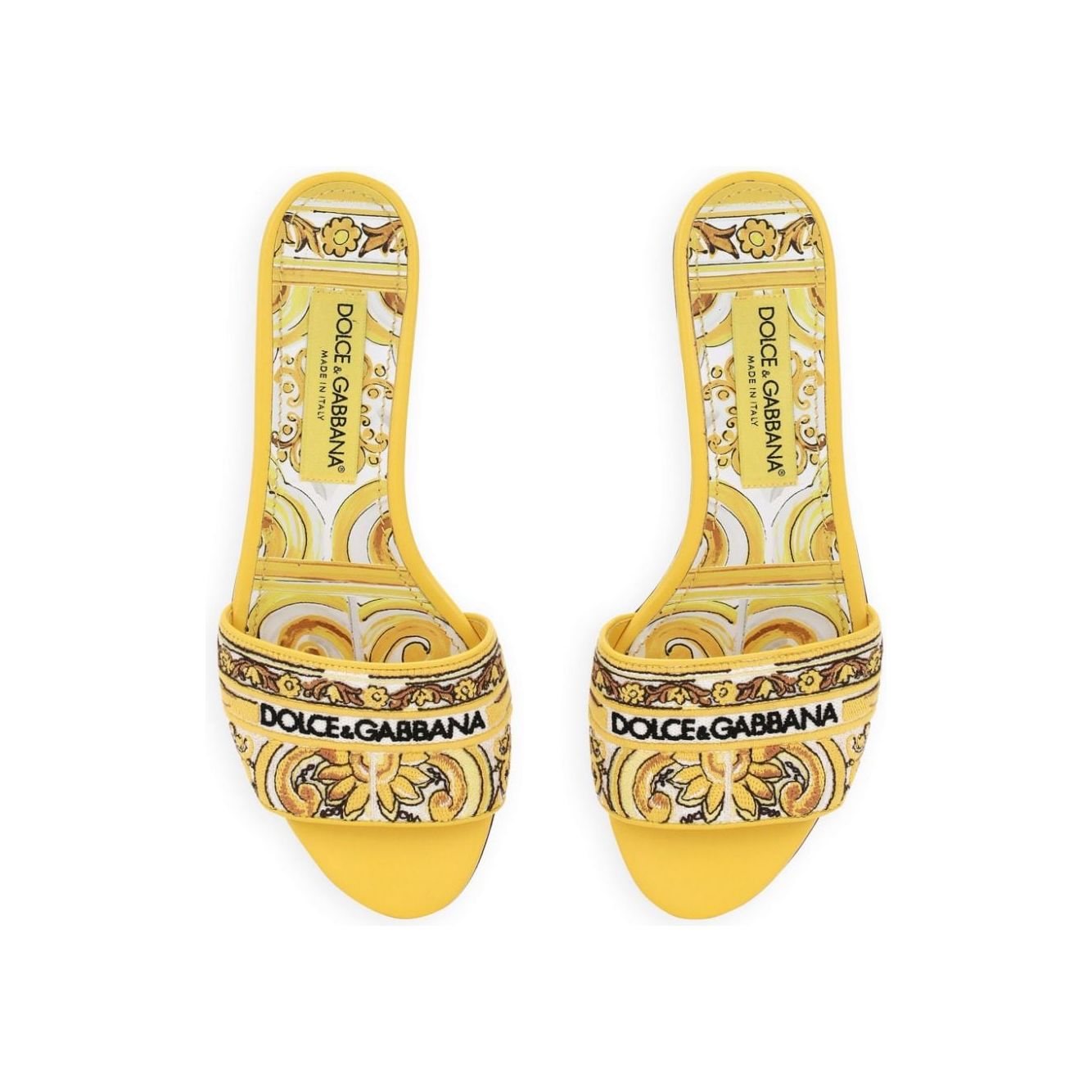 Dolce & Gabbana Sandals Yellow Sandals Dolce & Gabbana