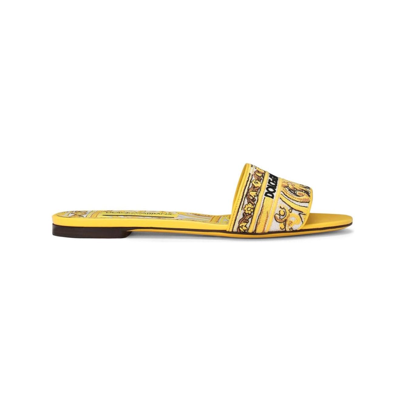 Dolce & Gabbana Sandals Yellow Sandals Dolce & Gabbana