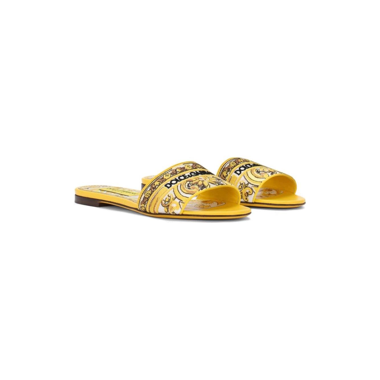 Dolce & Gabbana Sandals Yellow Sandals Dolce & Gabbana