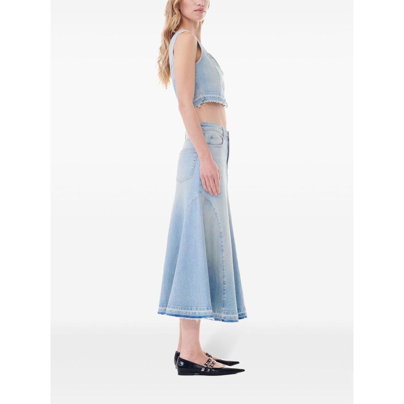 GANNI Skirts Clear Blue Skirts Ganni