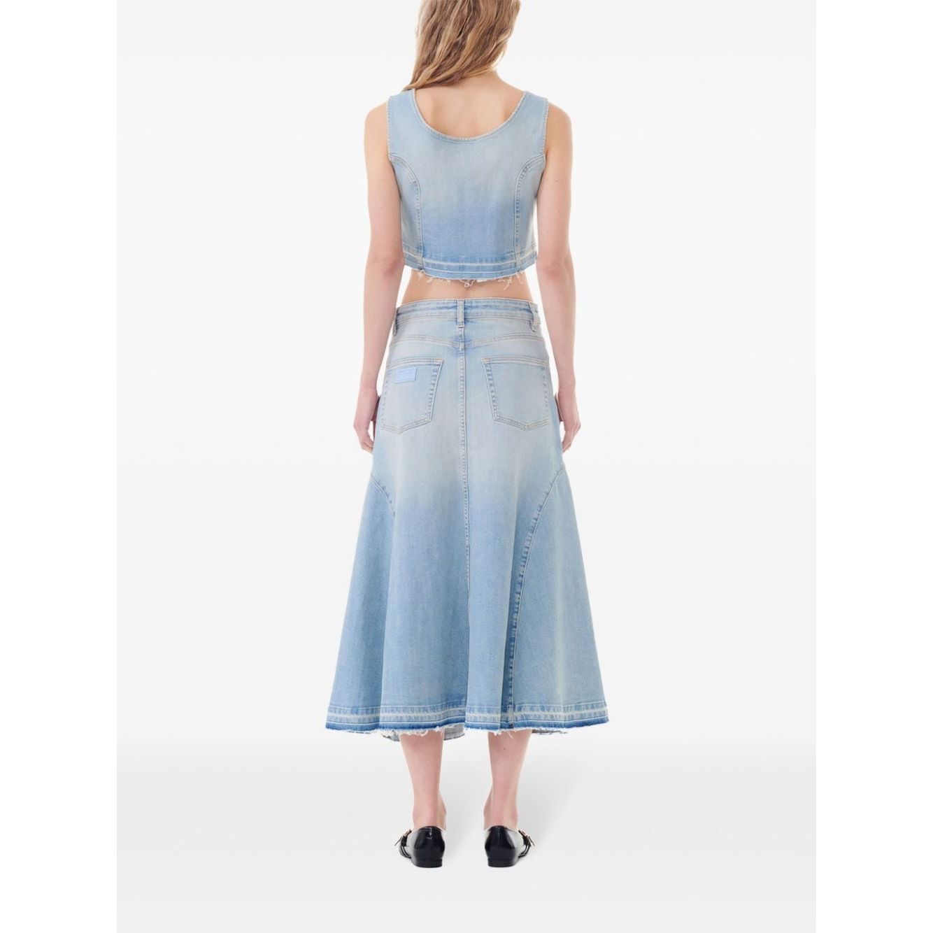 GANNI Skirts Clear Blue Skirts Ganni