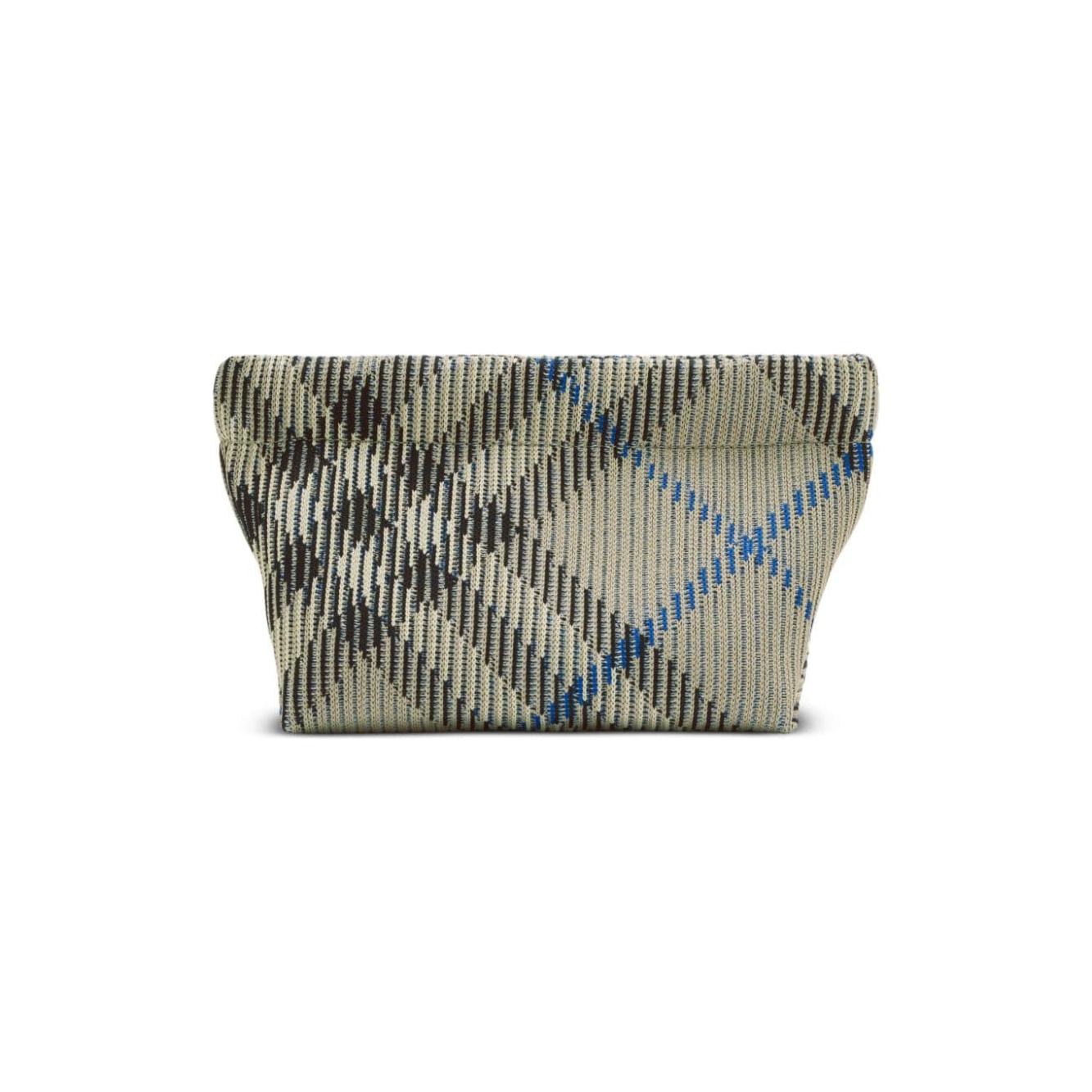 Burberry cotton blend check pattern Bags Beige Clutches Burberry